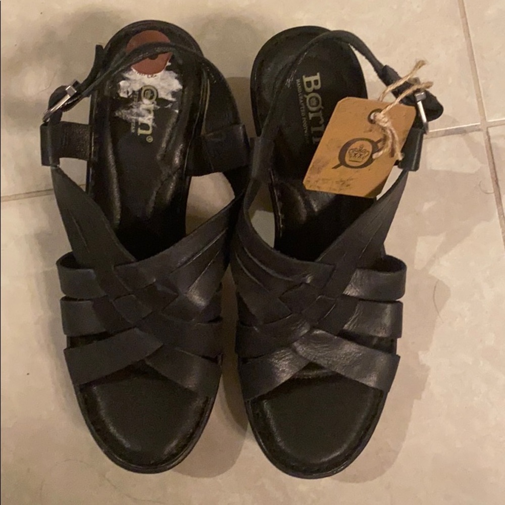 Black Born Wedges